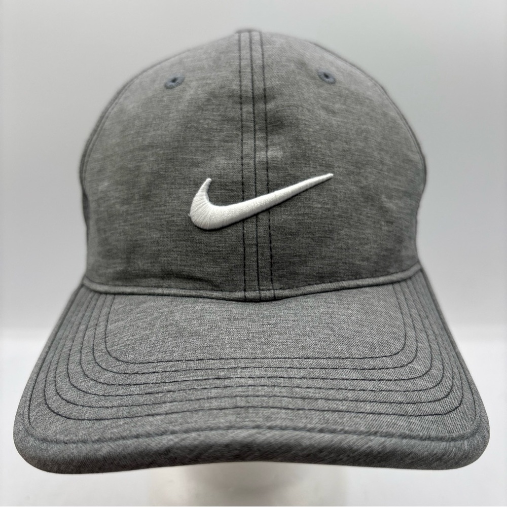 Nike Golf Ultralight Contrast Unisex Heather Gray Adjustable Strap Back Hat OSFM